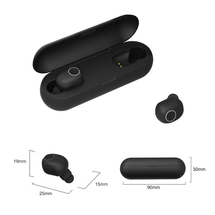 Q1 TWS Bluetooth 5.0 Binaural Stereo Wireless Sports Bluetooth Earphone(Black) - TWS Earphone by PMC TechLife | Online Shopping South Africa | PMC TechLife