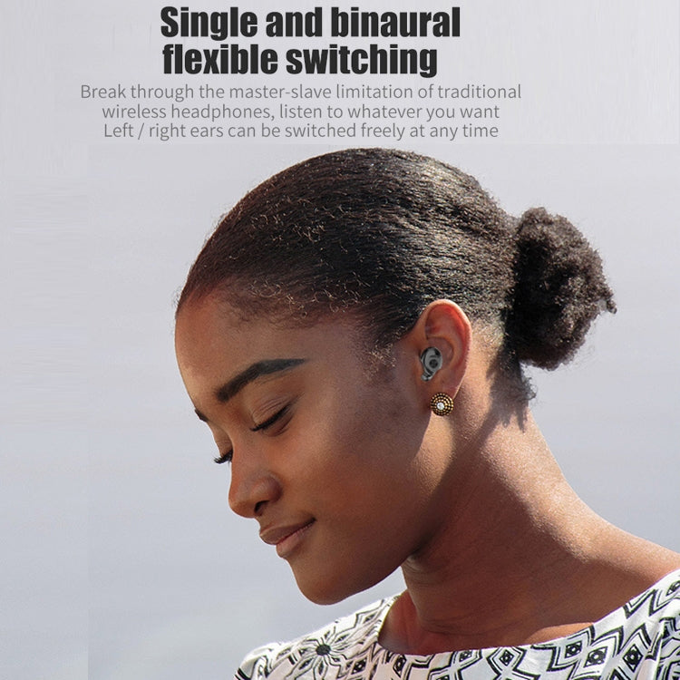 XG-8 TWS Digital Display Touch Bluetooth Earphone with Magnetic Charging Box(Pink) - TWS Earphone by PMC TechLife | Online Shopping South Africa | PMC TechLife