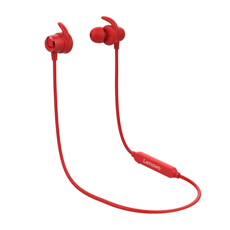 Original Lenovo X1 Magnetic In-Ear Wireless Sports Bluetooth 5.0 Earphone(Red) - Neck-mounted Earphone by Lenovo | Online Shopping South Africa | PMC Jewellery