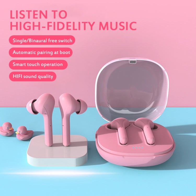 K88 Bluetooth 5.0 TWS Touch Binaural Wireless Stereo Sports Bluetooth Earphone with Charging Box(White) - TWS Earphone by PMC TechLife | Online Shopping South Africa | PMC TechLife