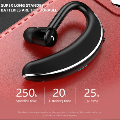 V7 Bluetooth 5.0 Business Style Wireless Stereo Sports Bluetooth Earphone, Support Inform Caller Name (Grey) - Bluetooth Earphone by PMC Jewellery | Online Shopping South Africa | PMC Jewellery