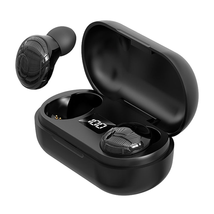 T8 TWS Intelligent Noise Cancelling IPX6 Waterproof Bluetooth Earphone with Magnetic Charging Box & Digital Display, Support Automatic Pairing & HD Call & Voice Assistant(Black) - TWS Earphone by PMC Jewellery | Online Shopping South Africa | PMC Jewellery