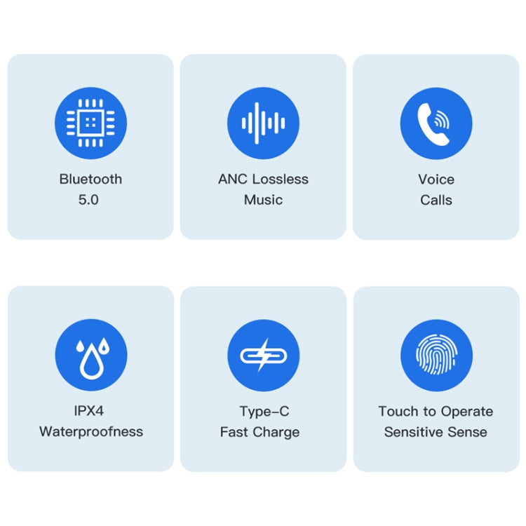 awei TA1 Bluetooth V5.0 Ture Wireless Sports ANC Noise Cancelling IPX4 Waterproof TWS Headset with Charging Case - TWS Earphone by awei | Online Shopping South Africa | PMC Jewellery | Buy Now Pay Later Mobicred