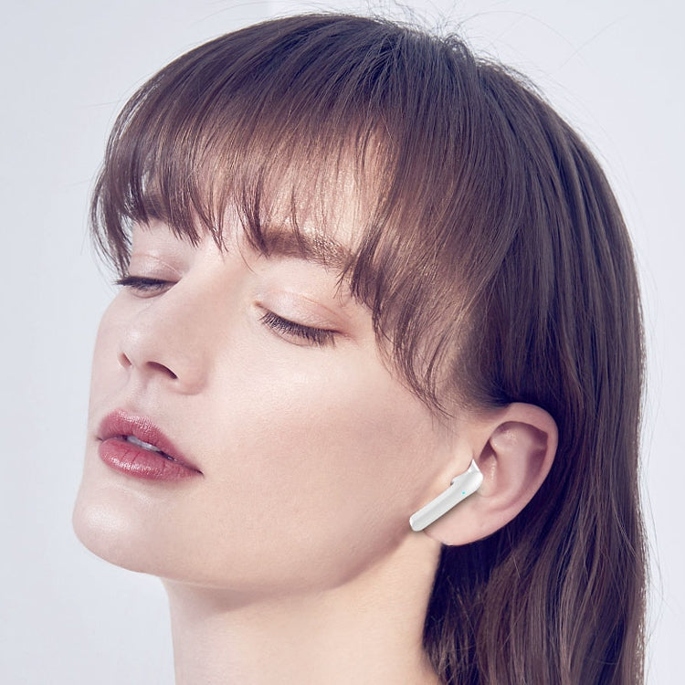 JS36 Bluetooth 5.0 TWS Semi-in-ear Stereo True Wireless Bluetooth Earphone (Blue) - TWS Earphone by PMC Jewellery | Online Shopping South Africa | PMC Jewellery