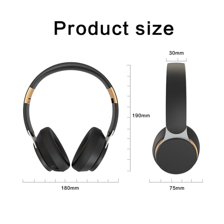 07S Folding Sports Computer Games Wireless Bluetooth V5.0 Headset with Mic (Black) - Headset & Headphone by PMC TechLife | Online Shopping South Africa | PMC TechLife