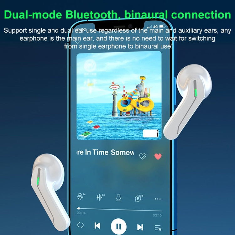 Lenovo XT85 TWS Gaming Wireless Bluetooth Earphone (White) - TWS Earphone by Lenovo | Online Shopping South Africa | PMC Jewellery