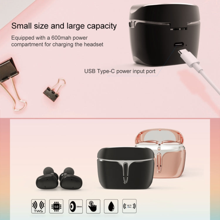 LE-703 Bluetooth 5.0 Waterproof True Wireless Sports Bluetooth Earphone (White) - TWS Earphone by PMC TechLife | Online Shopping South Africa | PMC TechLife