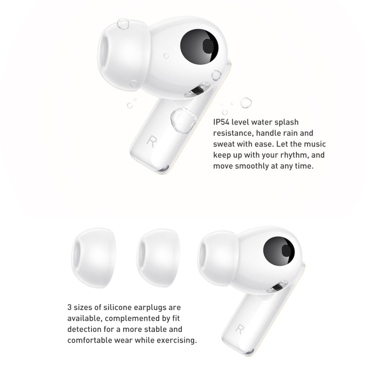 HUAWEI FreeBuds Pro 2 + TWS Extrasensory Perception Wireless Earphone Support Heart Rate & Body Temperature Monitoring(White) - Bluetooth Earphone by Huawei | Online Shopping South Africa | PMC Jewellery