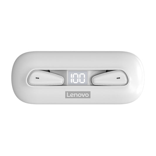 Lenovo LivePods XT95 Ultra-thin Portable Wireless Bluetooth 5.0 Earphones with Charging Box (White) - Bluetooth Earphone by Lenovo | Online Shopping South Africa | PMC Jewellery