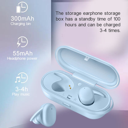 DT-7 IPX Waterproof Bluetooth 5.0 Wireless Bluetooth Earphone with 300mAh Magnetic Charging Box, Support Call(White) - Bluetooth Earphone by PMC Jewellery | Online Shopping South Africa | PMC Jewellery