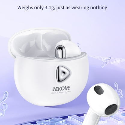 WK V53 Dot Color Series TWS Wireless Bluetooth Noise Canceling Earphones (White) - TWS Earphone by WK | Online Shopping South Africa | PMC Jewellery