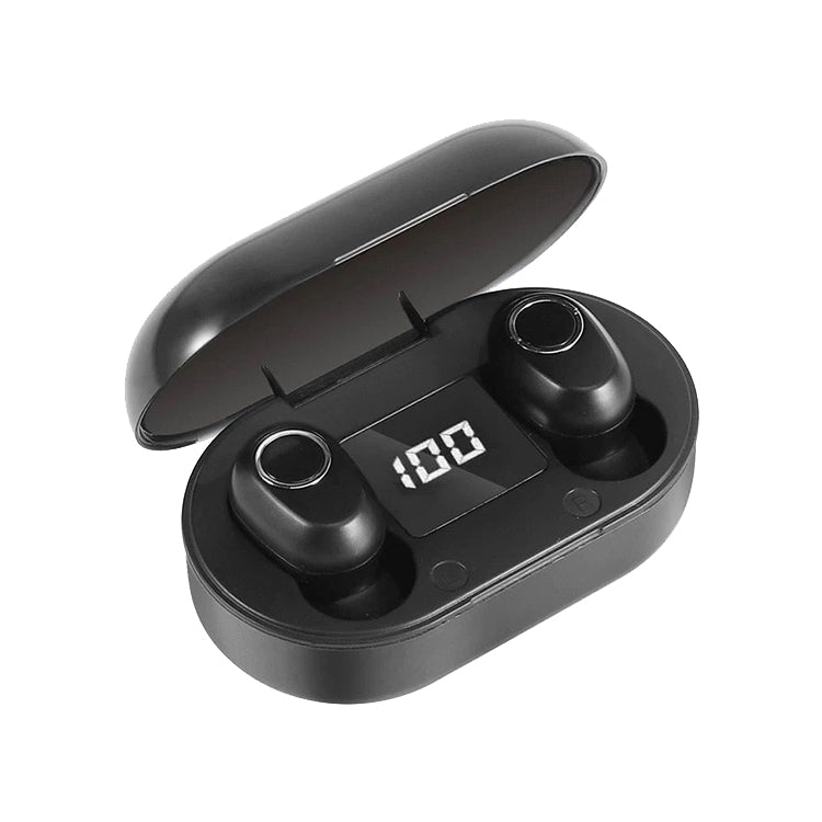 DT-13 Wireless Two Ear Bluetooth Headset Supports Touch & Smart Magnetic Charging(Black) - Bluetooth Earphone by PMC TechLife | Online Shopping South Africa | PMC TechLife