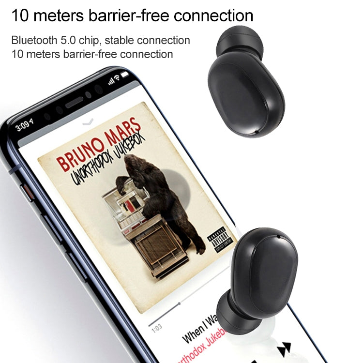DT-14 Wireless Two Ear Bluetooth Headset Supports Touch & Smart Magnetic Charging & Power On Automatic Pairing(Black) - Bluetooth Earphone by PMC TechLife | Online Shopping South Africa | PMC TechLife