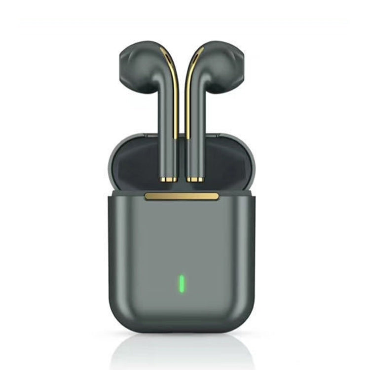 J18 Bluetooth 5.0 TWS Wireless Binaural Bluetooth Earphone with Charging Box(Green) - TWS Earphone by PMC Jewellery | Online Shopping South Africa | PMC Jewellery