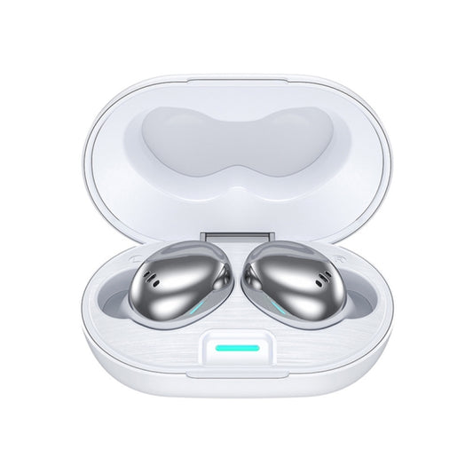 WK V36 Wireless TWS Metal Plating Bluetooth 5.0 Earphone with Charging Box (White) - Bluetooth Earphone by WK | Online Shopping South Africa | PMC Jewellery