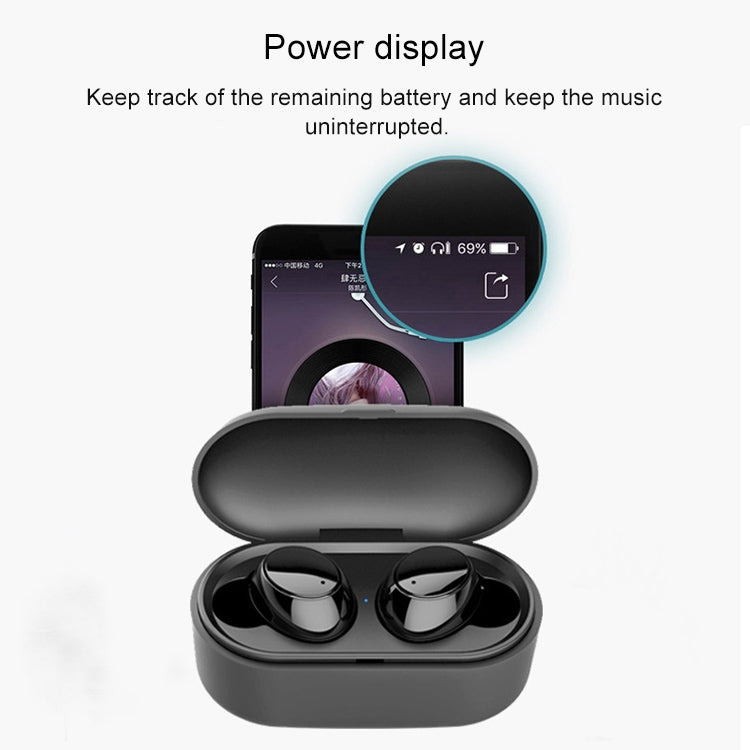 X9S TWS Bluetooth V5.0 Stereo Wireless Earphones with LED Charging Box(White) - TWS Earphone by PMC Jewellery | Online Shopping South Africa | PMC Jewellery