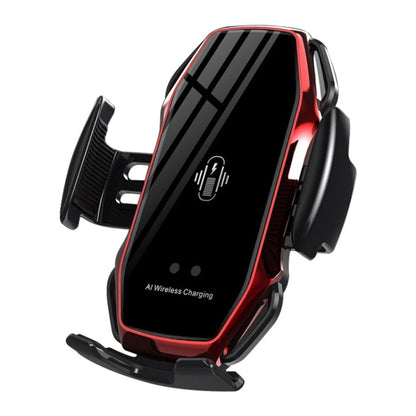 A5 10W Car Infrared Wireless Mobile Auto-sensing Phone Charger Holder, Interface：USB-C / Type-C(Red) - Wireless Charger Holders by PMC Jewellery | Online Shopping South Africa | PMC Jewellery
