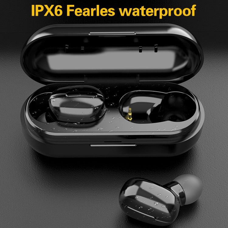 L13 IPX6 Waterproof Bluetooth 5.0 Wireless Stereo Bluetooth Earphone with Magnetic Charging Box, Supports Binaural Call & Voice Assistant (Black) - Bluetooth Earphone by PMC Jewellery | Online Shopping South Africa | PMC Jewellery