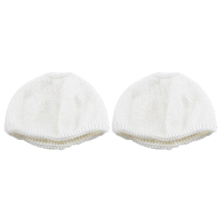 2 PCS Knitted Headphone Dustproof Protective Case for Beats Solo2 / Solo3(White) - Anti-dust & Ear Caps by PMC TechLife | Online Shopping South Africa | PMC TechLife