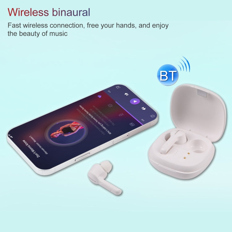 HOPESTAR S11 Bluetooth 5.0 True Wireless Bluetooth Earphone (White) - free shipping - PMC TechLife - Order now!