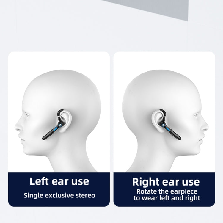 ME-100 TWS Business Rotating Universal True Stereo 5.0 Version Hanging Ear In-Ear Bluetooth Headset(Black) - Bluetooth Earphone by PMC TechLife | Online Shopping South Africa | PMC TechLife
