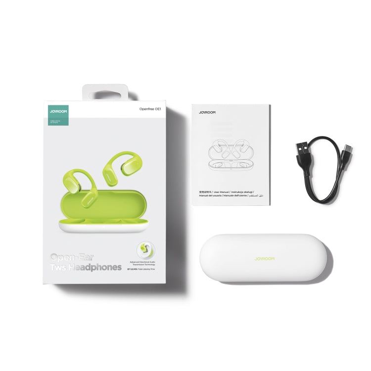 JOYROOM JR-OE1 Waterproof True Wireless Noise Reduction Bluetooth Earphone (Green) - Bluetooth Earphone by JOYROOM | Online Shopping South Africa | PMC Jewellery