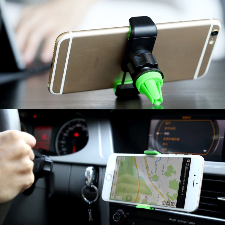 ROCK 360 Degrees Rotating Car Air Vent Mount Phone Holder Stand, Below 6 inch Mobilephones Can Be Used - Car Holders by ROCK | Online Shopping South Africa | PMC Jewellery