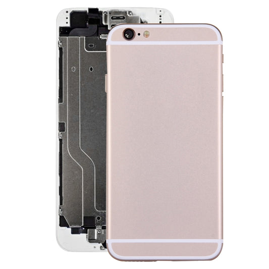 Full Housing Back Cover with Power Button & Volume Button Flex Cable for iPhone 6(Gold) - iPhone 6/6 Plus Parts by PMC Jewellery | Online Shopping South Africa | PMC Jewellery