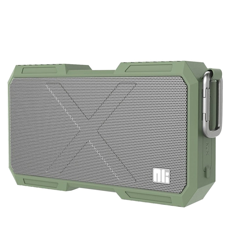 NILLKIN X-Man Portable Outdoor Sports Waterproof Bluetooth Speaker Stereo Wireless Sound Box Subwoofer Audio Receiver, For iPhone, Galaxy, Sony, Lenovo, HTC, Huawei, Google, LG, Xiaomi, other Smartphones(Green) - Waterproof Speaker by NILLKIN | Online Shopping South Africa | PMC Jewellery | Buy Now Pay Later Mobicred