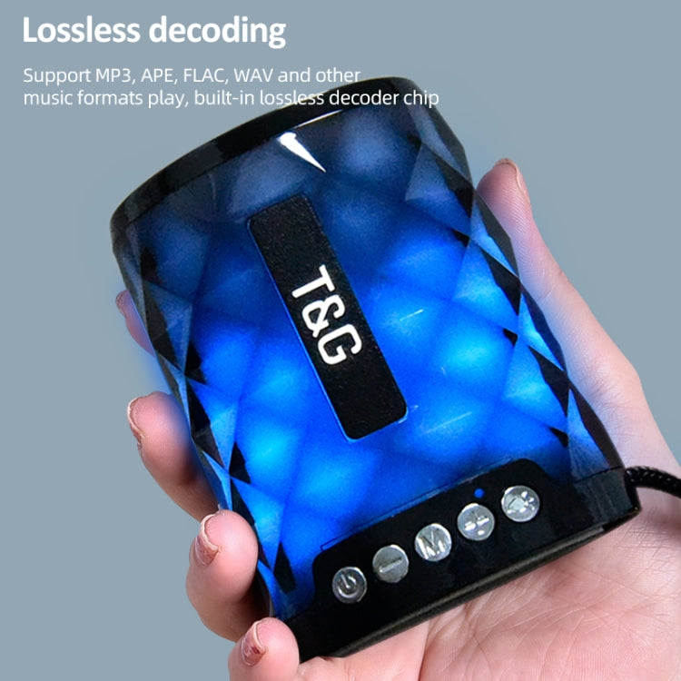 T&G TG155 Bluetooth 4.2 Mini Portable Wireless Bluetooth Speaker with Colorful Lights(Black) - Mini Speaker by T&G | Online Shopping South Africa | PMC Jewellery