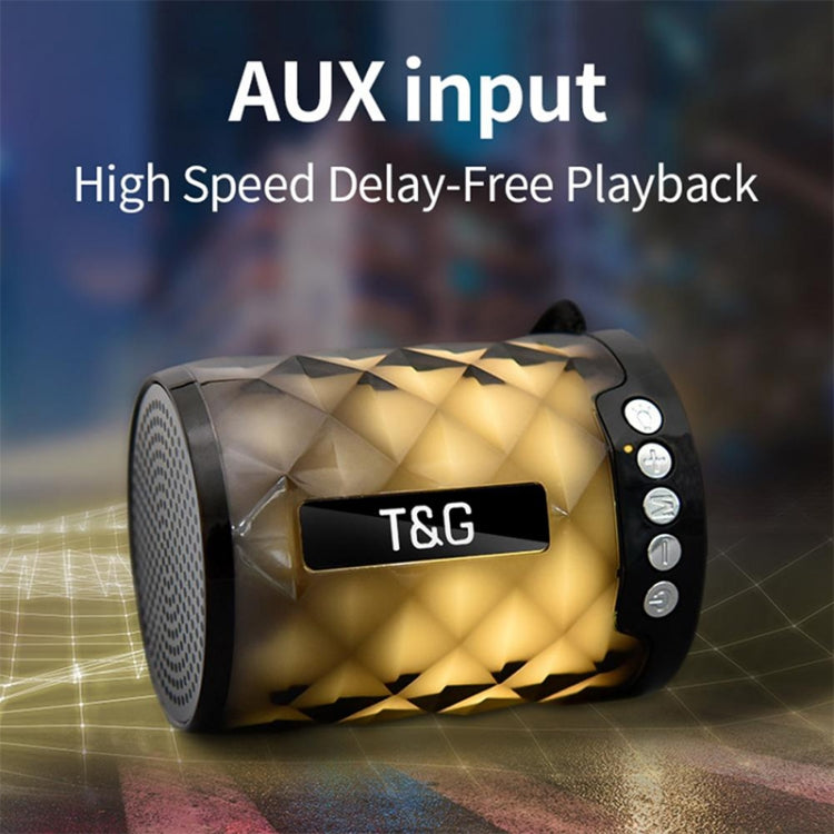 T&G TG155 Bluetooth 4.2 Mini Portable Wireless Bluetooth Speaker with Colorful Lights(Blue) - Mini Speaker by T&G | Online Shopping South Africa | PMC TechLife | Buy Now Pay Later Mobicred