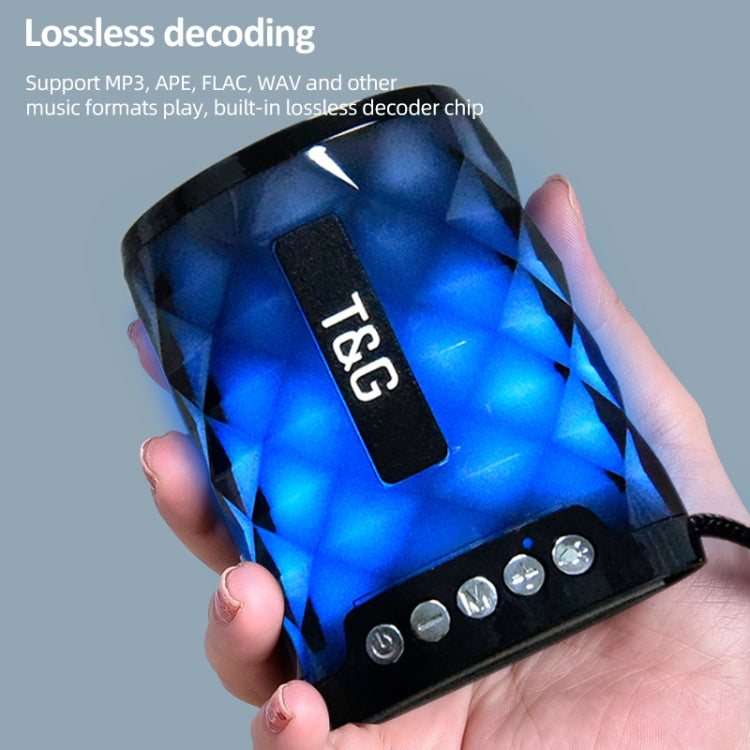 T&G TG155 Bluetooth 4.2 Mini Portable Wireless Bluetooth Speaker with Colorful Lights(Magenta) - Mini Speaker by T&G | Online Shopping South Africa | PMC TechLife | Buy Now Pay Later Mobicred