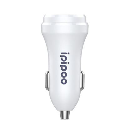 ipipoo XP-1 Dual USB Car Fast Charging Charger with Android Line (White) - Car Charger by ipipoo | Online Shopping South Africa | PMC Jewellery