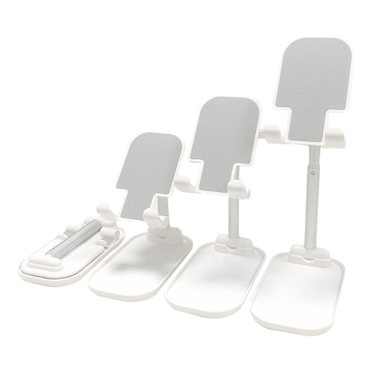 Z01 Universal Folding Retractable Desktop Holder Bracket for Mobile Phone Tablet (White) - Desktop Holder by PMC TechLife | Online Shopping South Africa | PMC TechLife