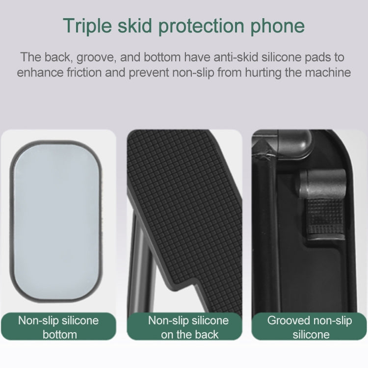 Z01 Universal Folding Retractable Desktop Holder Bracket for Mobile Phone Tablet (White) - Desktop Holder by PMC TechLife | Online Shopping South Africa | PMC TechLife