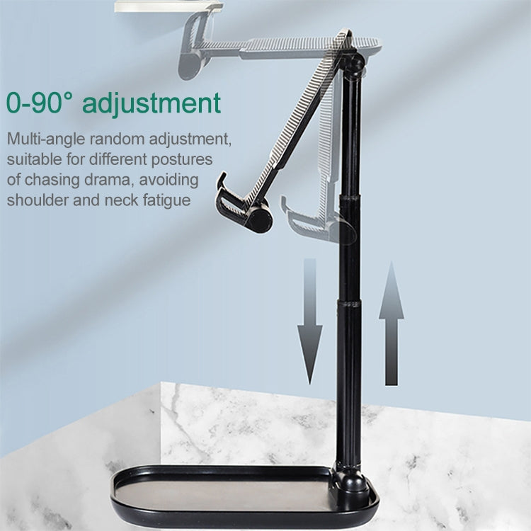 Z01 Universal Folding Retractable Desktop Holder Bracket for Mobile Phone Tablet (White) - Desktop Holder by PMC TechLife | Online Shopping South Africa | PMC TechLife