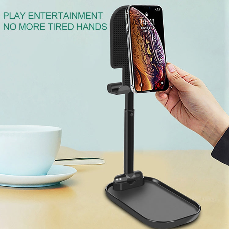 Z01 Universal Folding Retractable Desktop Holder Bracket for Mobile Phone Tablet (White) - Desktop Holder by PMC TechLife | Online Shopping South Africa | PMC TechLife