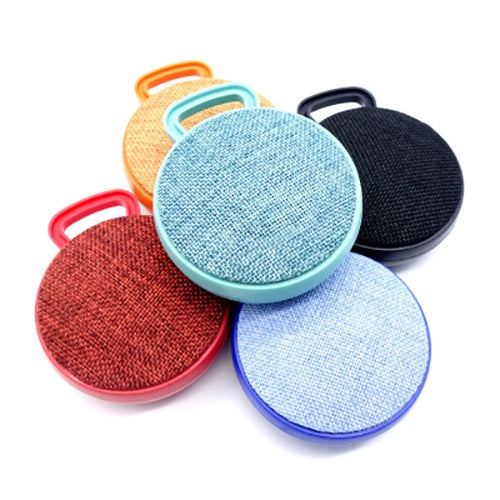 A01L Cloth Texture Round Portable Mini Bluetooth Speaker, Support Hands-free Call & TF Card(Green) - Mini Speaker by PMC Jewellery | Online Shopping South Africa | PMC Jewellery