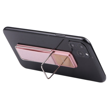 cmzwt CPS-030 Adjustable Folding Magnetic Mobile Phone Holder Bracket with Grip (Rose Gold) - Hand-Sticking Bracket by PMC Jewellery | Online Shopping South Africa | PMC Jewellery