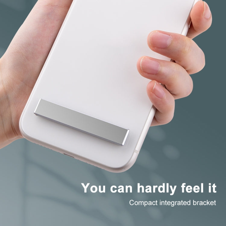 R-JUST SJ07 Linear Shape Magnetic Folding Portable Aluminum Alloy Mobile Phone Holder - Hand-Sticking Bracket by R-JUST | Online Shopping South Africa | PMC TechLife | Buy Now Pay Later Mobicred