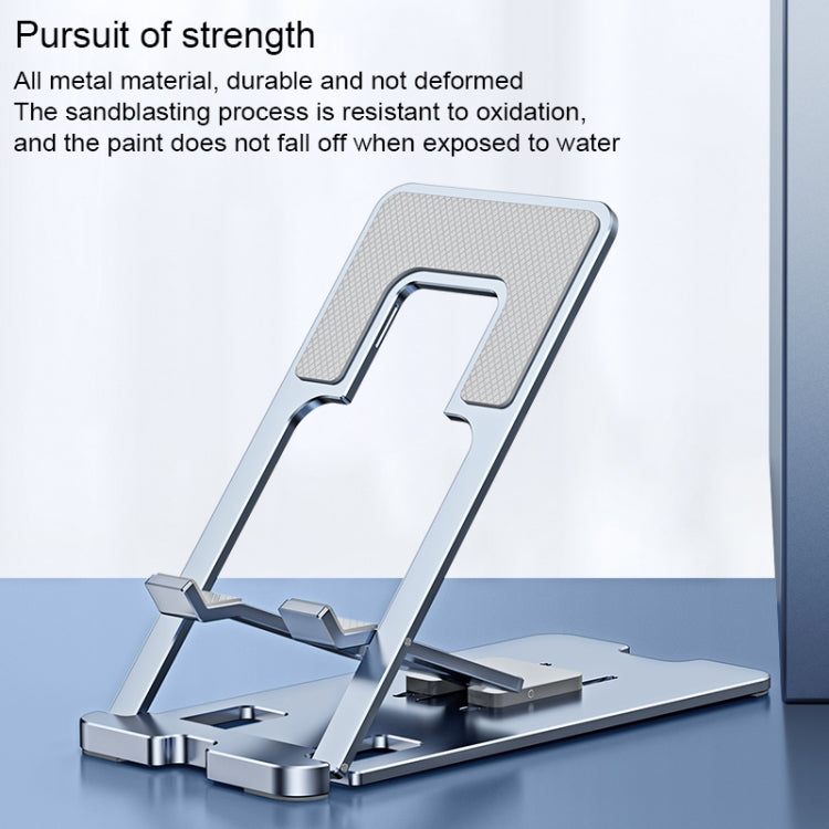 LK022 Portable Foldable Desktop Phone Holder (Grey) - Desktop Holder by PMC TechLife | Online Shopping South Africa | PMC TechLife