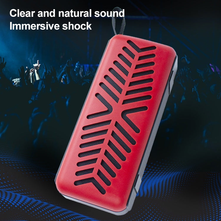 EBS-039 Portable Retro Card Single Speaker Mini Wireless Bluetooth Speaker (Red) - Mini Speaker by PMC Jewellery | Online Shopping South Africa | PMC Jewellery