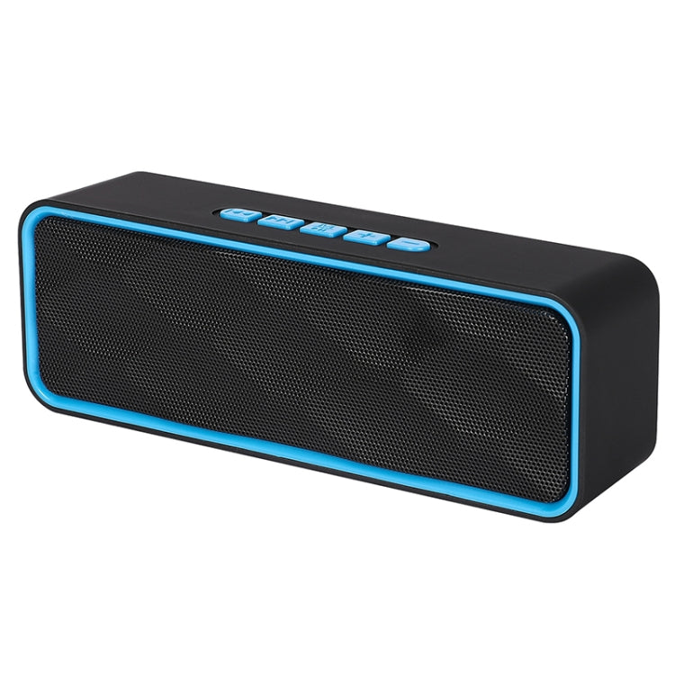 SC211 Pro Outdoor Multi-function Card Wireless Bluetooth Speaker Upgraded Version(Blue) - Desktop Speaker by PMC Jewellery | Online Shopping South Africa | PMC Jewellery