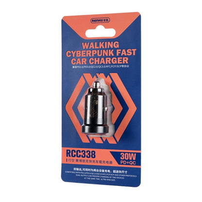 REMAX RCC338 Walking Series 2 in 1 Car 30W PD Fast Charger - Car Charger by REMAX | Online Shopping South Africa | PMC Jewellery