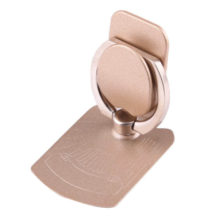 Cmzact CPS-2in1 2 in 1 Eagle Shape 360 Degrees Rotation Magnetic Phone Ring Stent Car Hook Mount(Gold) - Ring Holder by PMC TechLife | Online Shopping South Africa | PMC TechLife