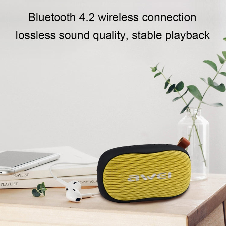 awei Y900 Mini Portable Wireless Bluetooth Speaker Noise Reduction Mic, Support TF Card / AUX(Red) - Mini Speaker by awei | Online Shopping South Africa | PMC Jewellery