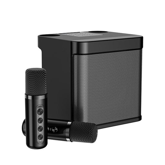 YS-203 Bluetooth Karaoke Speaker Wireless Microphone(Black) - Microphone by PMC Jewellery | Online Shopping South Africa | PMC Jewellery