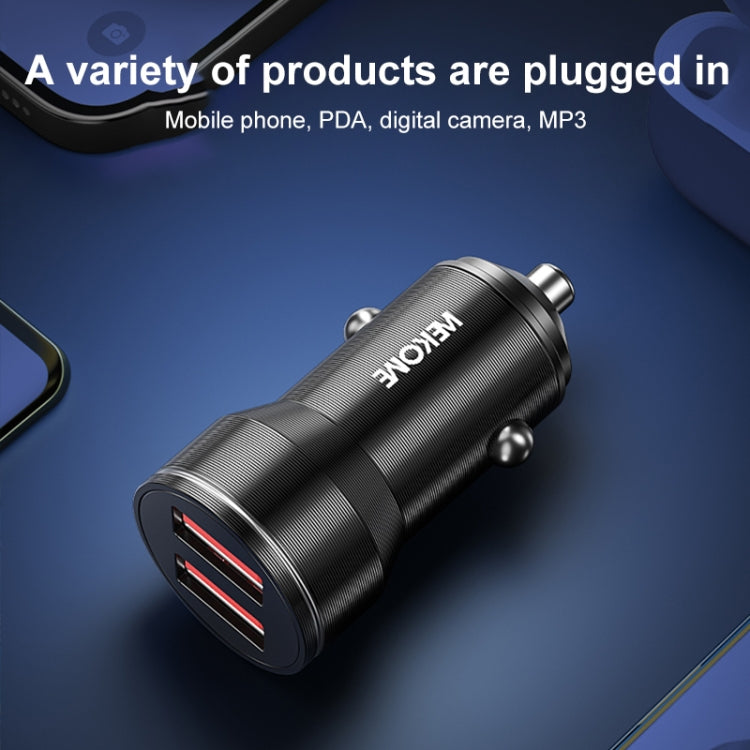 WK WP-C43 Staroad Series 15W Dual USB Car Charger (Black) - Car Charger by WK | Online Shopping South Africa | PMC Jewellery