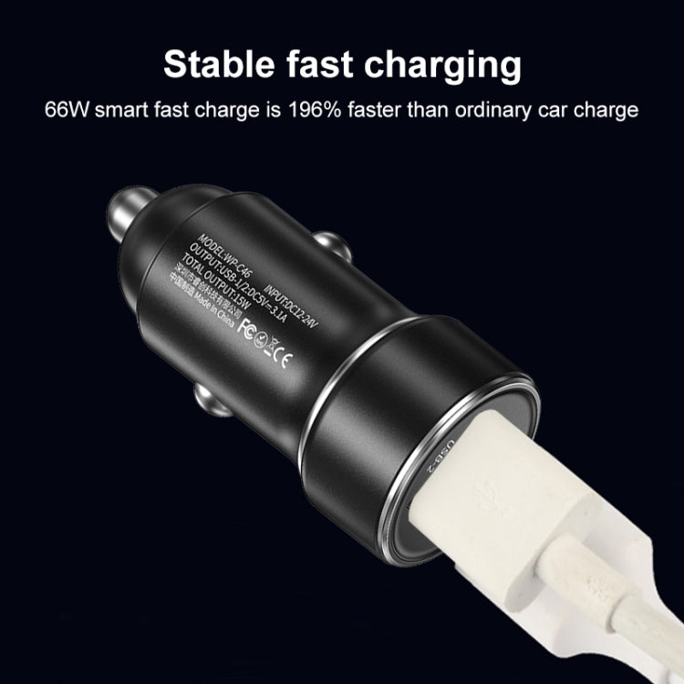WK WP-C46 Staroad Series Vieyie 15W Dual-USB Car Charger (Black) - Car Charger by WK | Online Shopping South Africa | PMC TechLife | Buy Now Pay Later Mobicred