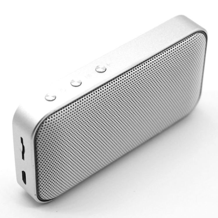 BT209 Outdoor Portable Ultra-thin Mini Wireless Bluetooth Speaker, Support TF Card & Hands-free Calling (Silver) - Mini Speaker by PMC TechLife | Online Shopping South Africa | PMC TechLife